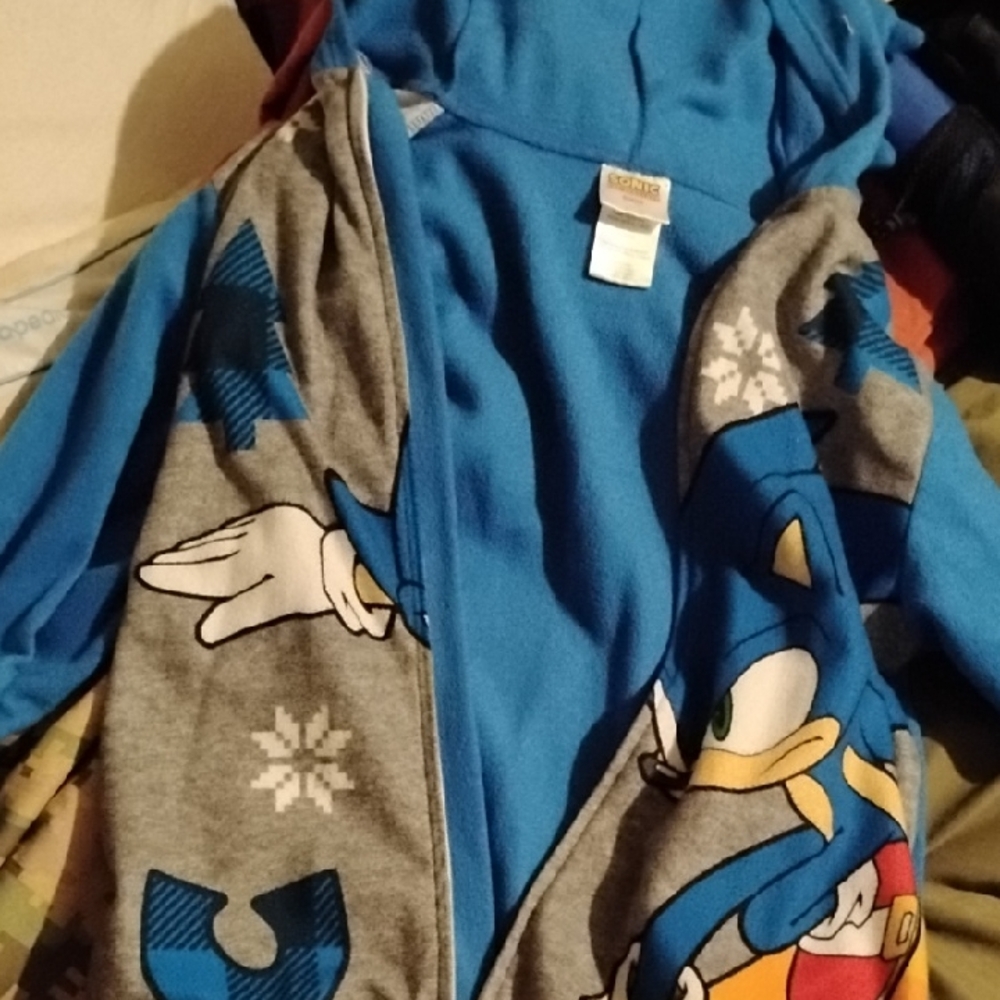 Sonic The hedgehog Onesie Pajamas